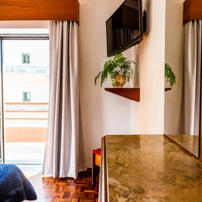 Chambre Twin Balcon Dona Amélia Hôtel Fátima Chambre Twin Balcon Dona Amélia Hôtel Fátima